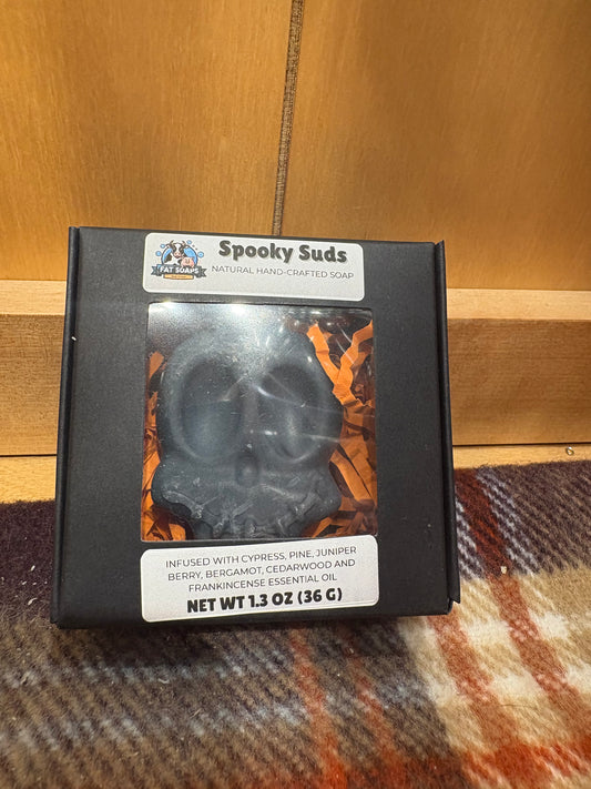 Halloween Spooky Suds Beef Tallow Hand Soap – Black Skull