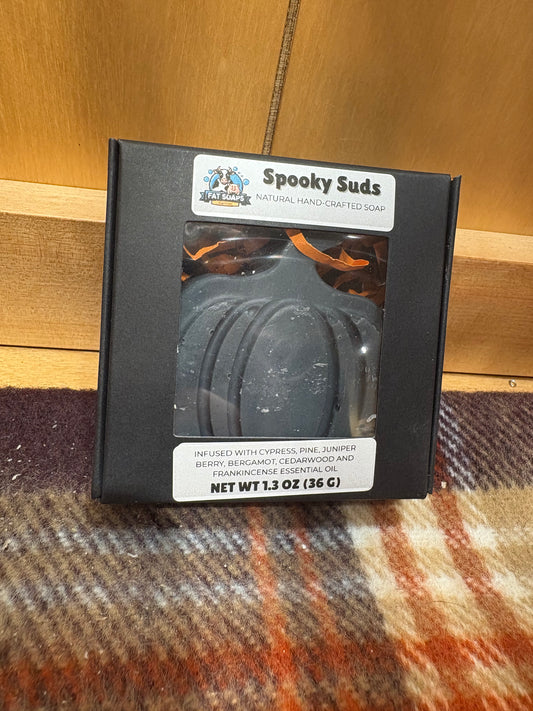Halloween Spooky Suds Beef Tallow Hand Soap – Black Pumpkin
