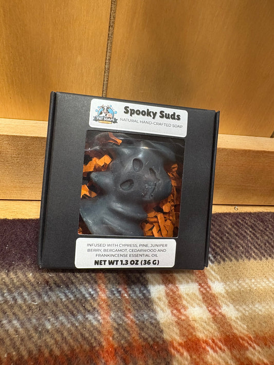 Halloween Spooky Suds Beef Tallow Hand Soap – Black Bat