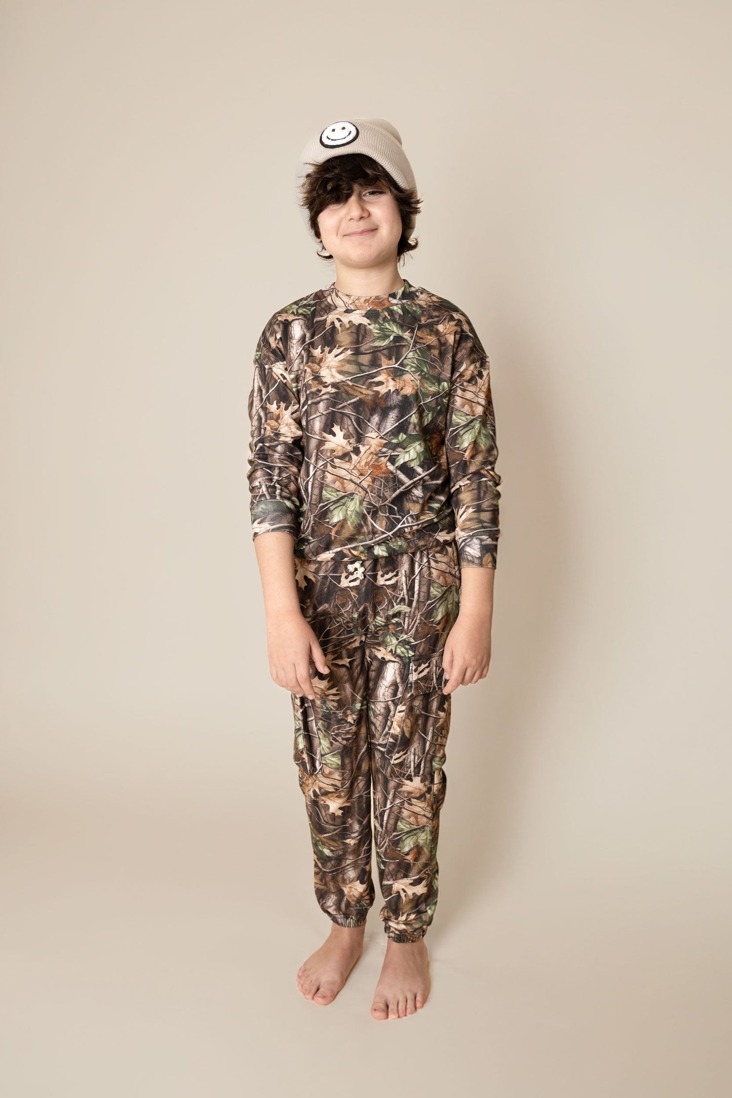 Cargo Jogger Set | Brown Camo