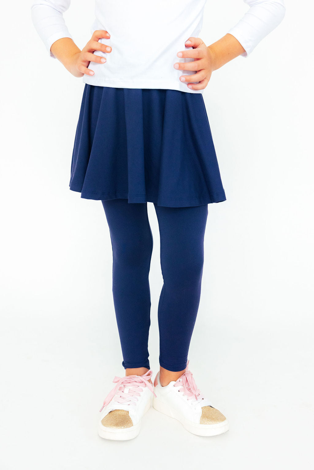 Navy Twirl Skegging