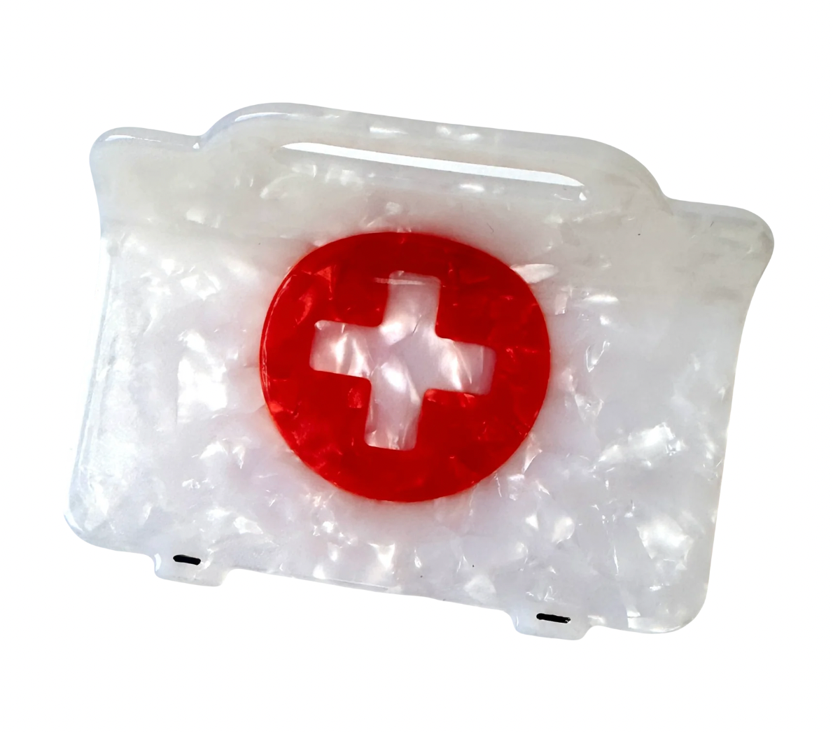 First Aid Kit Claw Clip