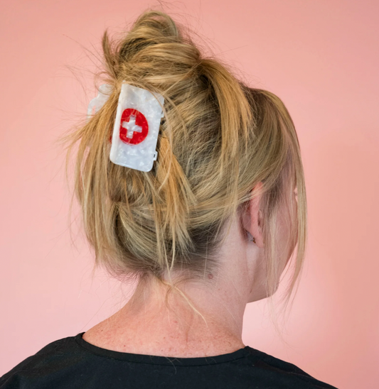 First Aid Kit Claw Clip