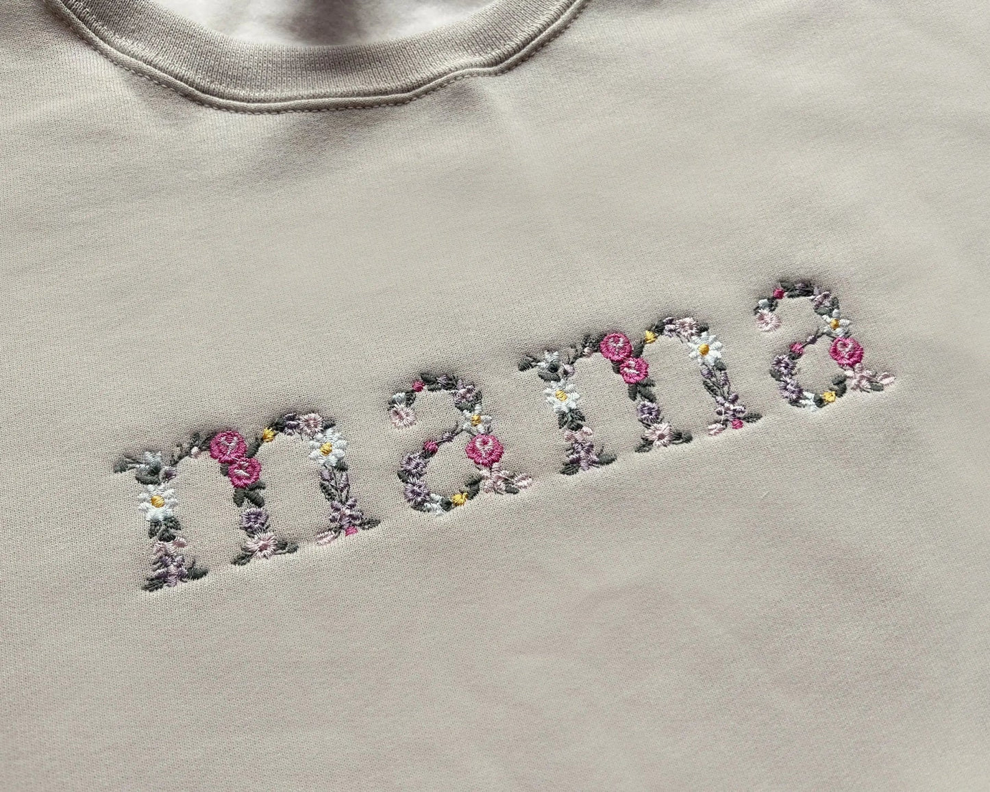 Floral Mama and Mini Matching Outfits | Embroidered Mommy and Me Sweatshirts