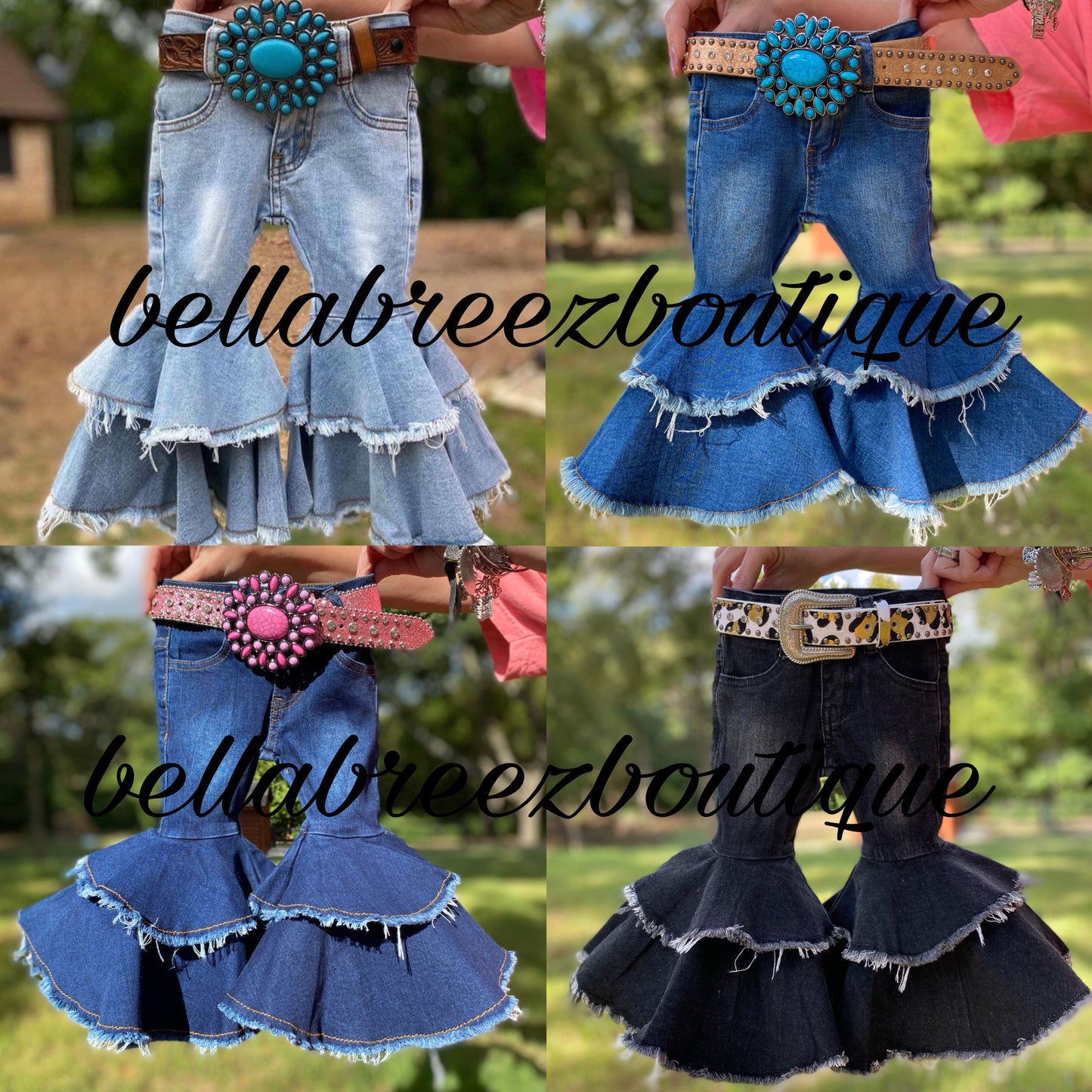 Rodeo Queen denim bells (5 options)