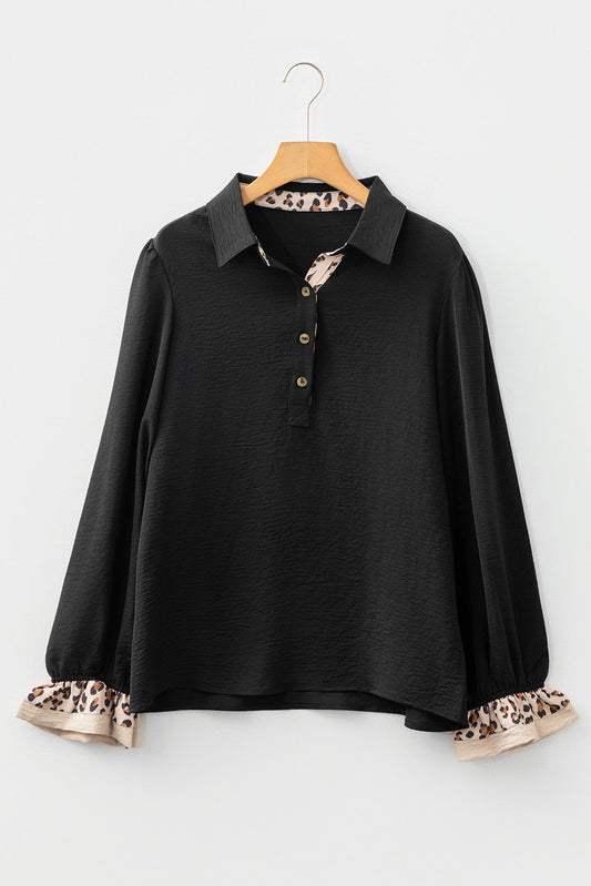 Leopard Collar Blouse December.