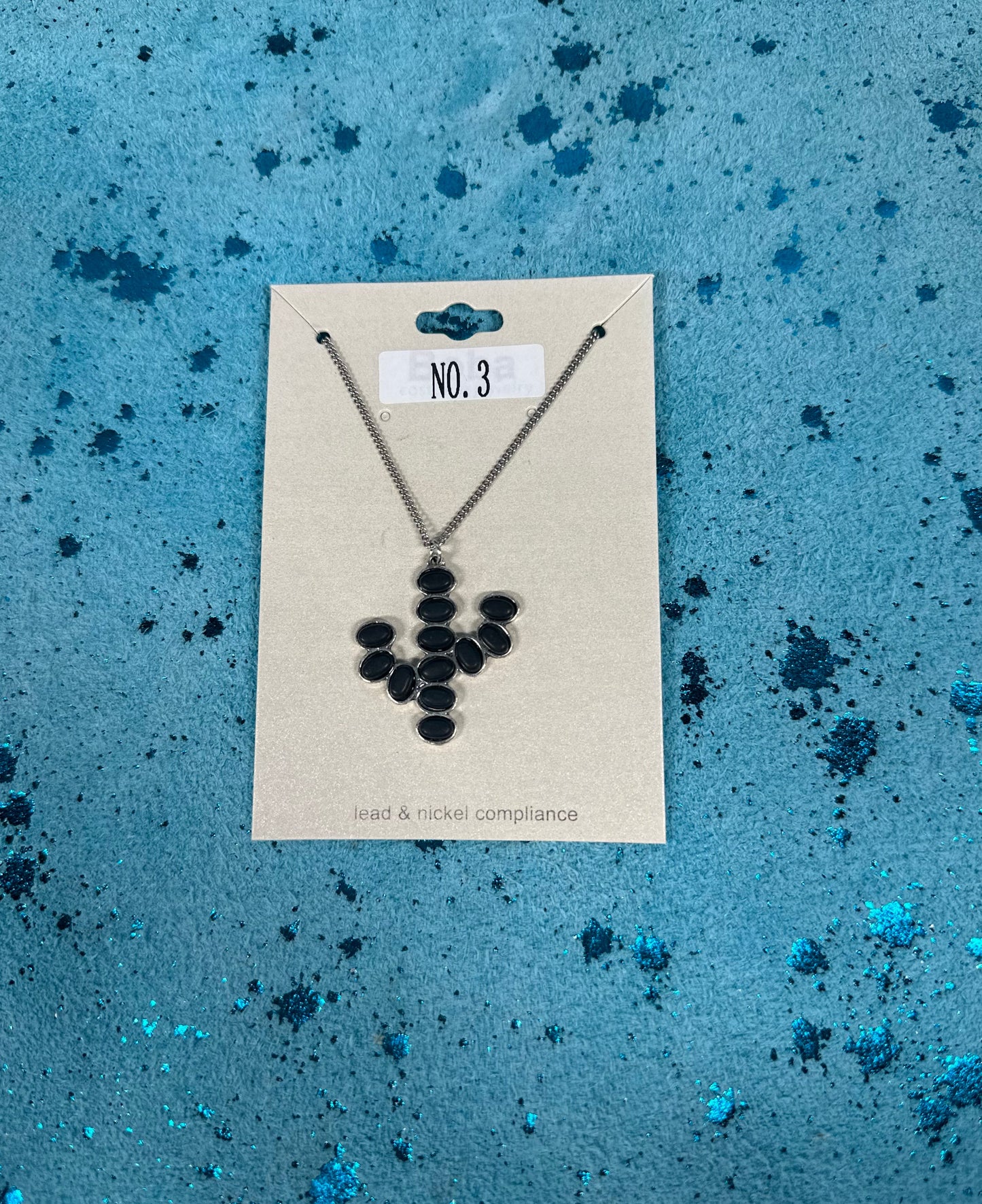 Cactus Stone Necklace (Multiple colors) (FINAL SALE)