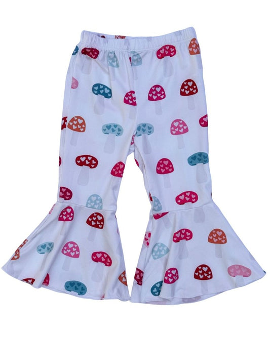 Lina Pleated Bell Bottoms - Toadstools