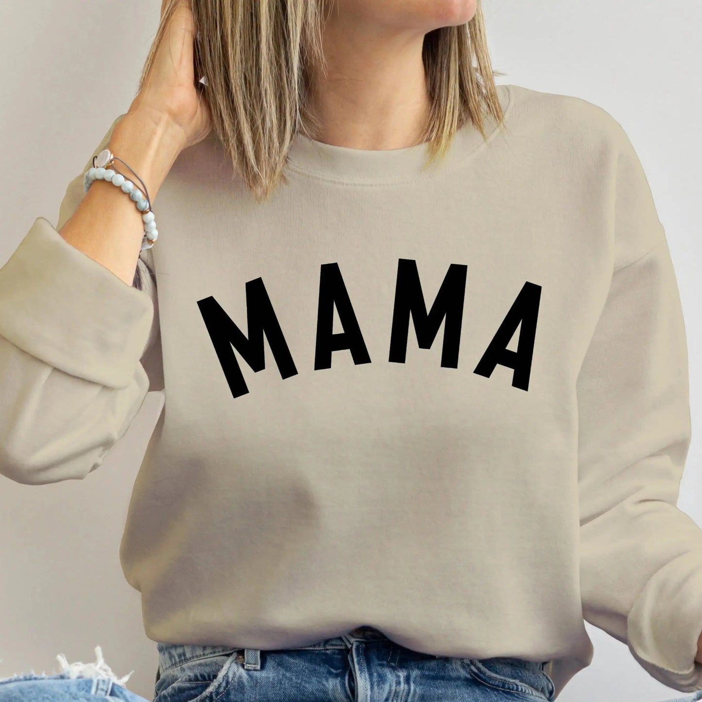 Mama & Mama’s Boy Matching Sweatshirts | Mother Son Outfit Set