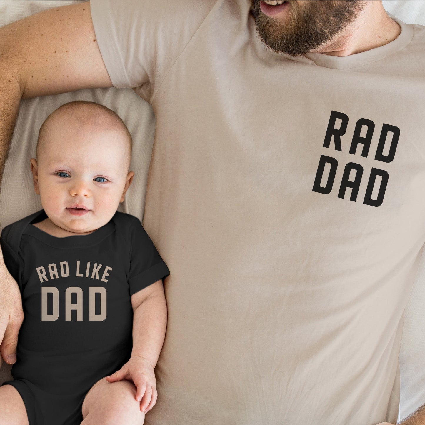 Rad Dad & Rad Like Dad Matching Set | Dad and Baby Outfit