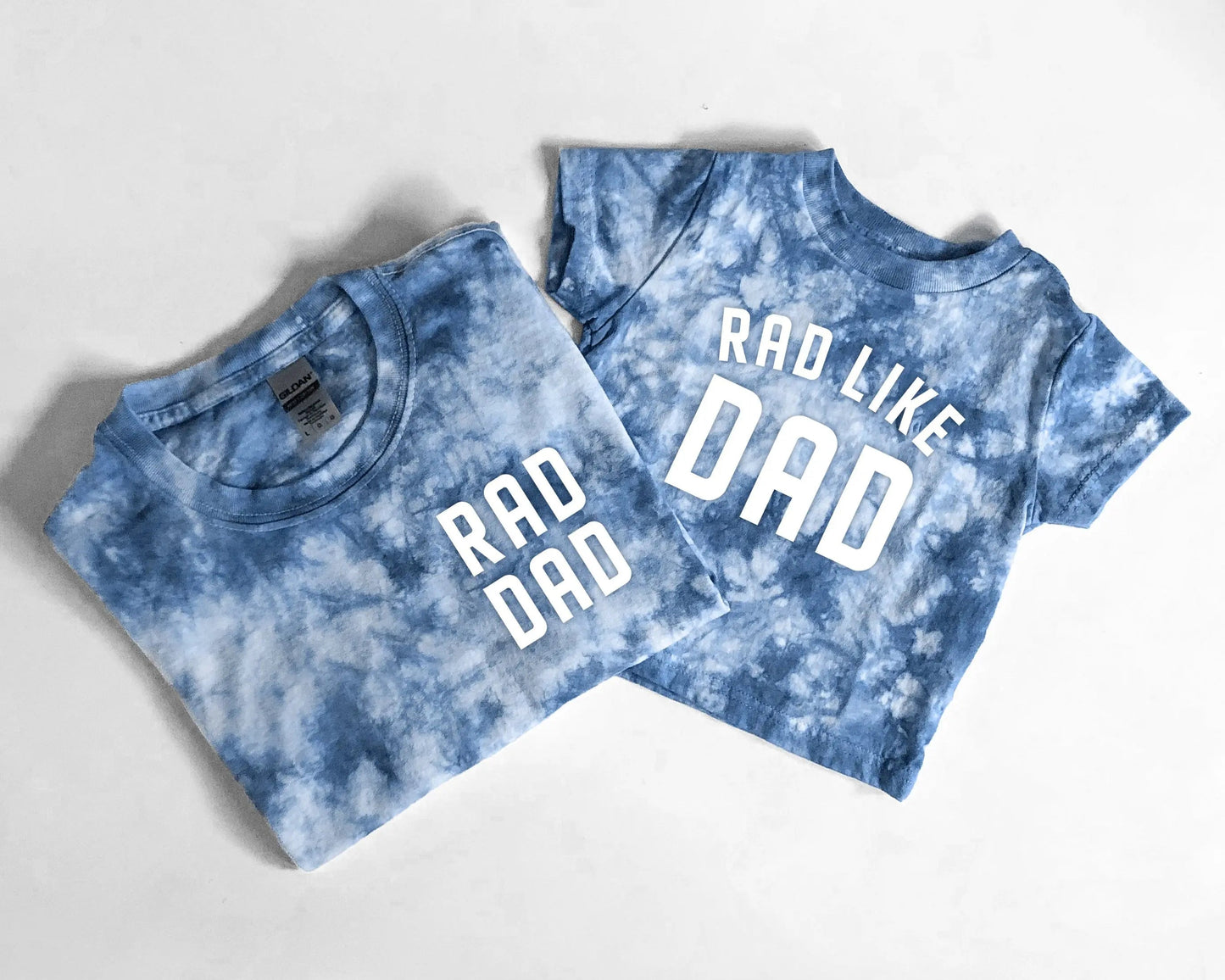 Rad Dad & Rad Like Dad Tie Dye Matching Shirts | Dad & Me Outfit